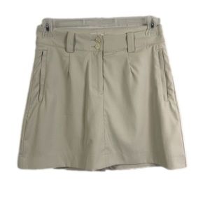 Nike Golf Dri Fit Khaki Skort Size 8